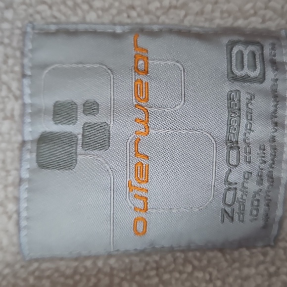 Boys 8 Thick Outerwear Flannel Fleece-Lined Zip-Up Jacket - Picture 9 of 12